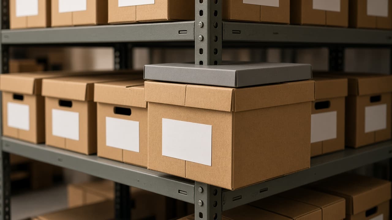 Archived operational information ready for retrieval