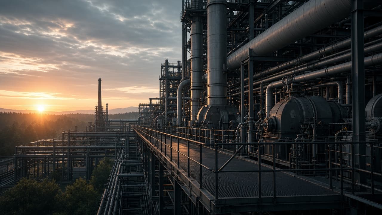 Industrial infrastructure used in energy and manufacturing operations