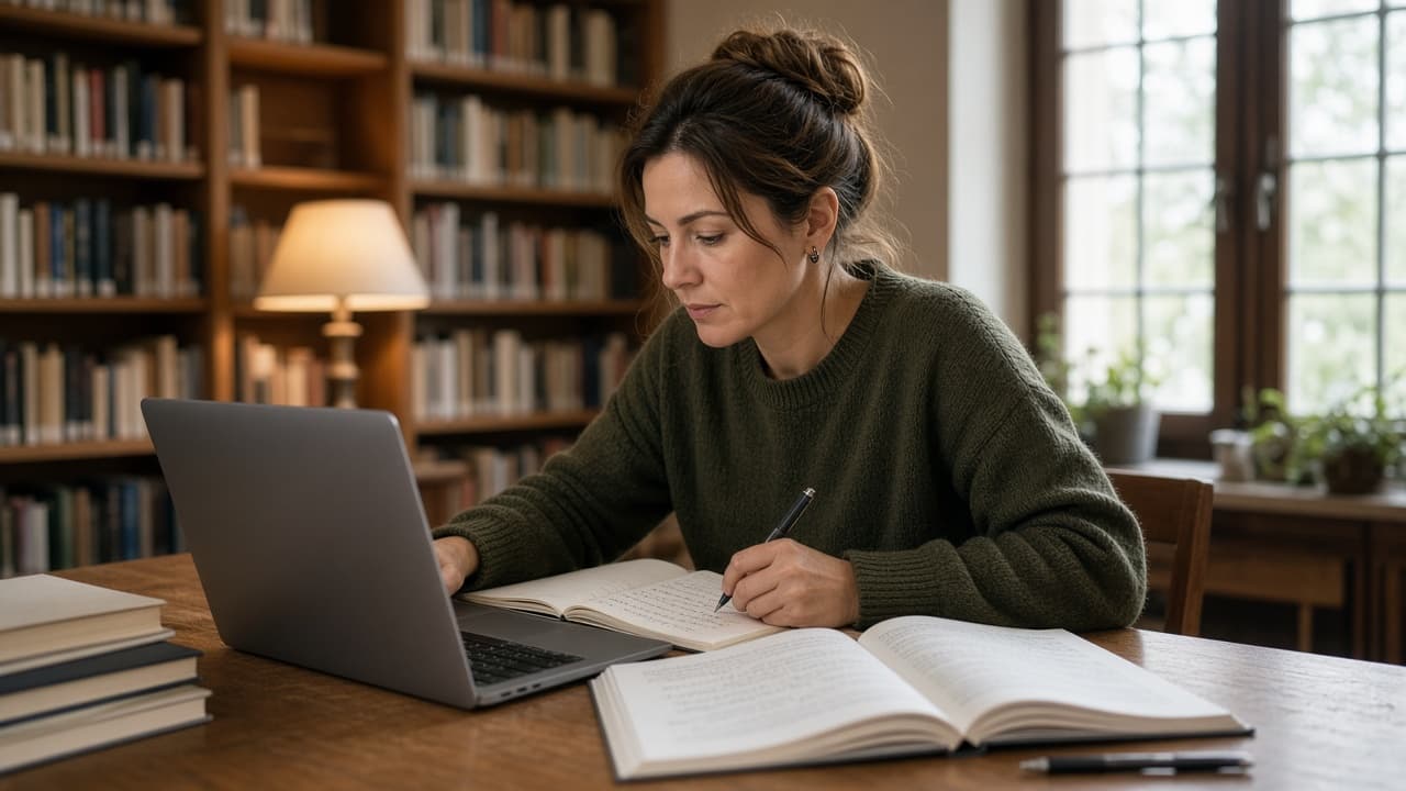 Illustrative AI learning assistant connected to educational content and backend services